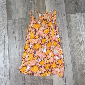 Pink and orange tank top